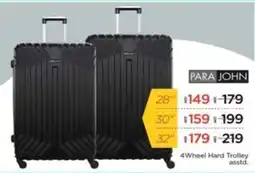 Nesto 4Wheel Hard Trolley asstd. 28" offer