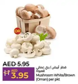 Lulu Hypermarket Mushroom White/Brown per pkt offer