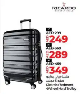 Lulu Hypermarket Ricardo Piedmont 4Wheel Hard Trolley 21" offer