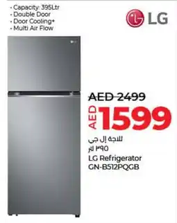 Lulu Hypermarket LG Refrigerator GN-B512PQGB offer