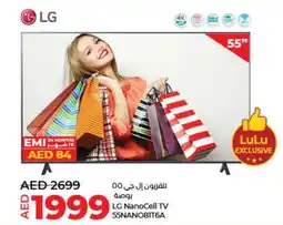 Lulu Hypermarket LG NanoCell TV 55NANO81T6A offer