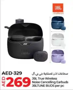 Lulu Hypermarket Noise Cancelling Earbuds JBLTUNE BUDS per pc offer