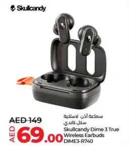 Lulu Hypermarket Skullcandy Dime 3 True Wireless Earbuds DIME3-R740 offer