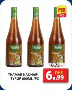 Grand Hyper Market THAMAR NANNARI SYRUP 600MLPER PC offer