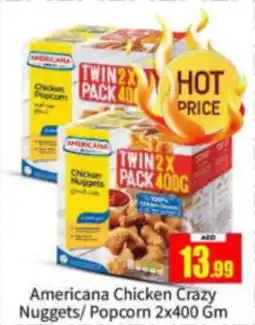 Bigmart Americana Chicken Crazy Nuggets Popcorn 2x400 Gm offer