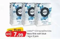 KM Trading Nezo fine salt blue 1 kg x 3 pcs offer