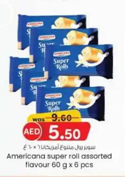 KM Trading Americana super roll assorted flavour 60 g x 6 pcs offer