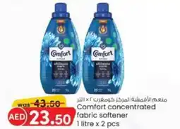 KM Trading Comfort concentrated fabric softener 1 litre x 2 pcs offer