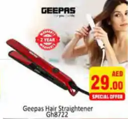 Pasons Geepas Hair Straightener Gh8722 offer