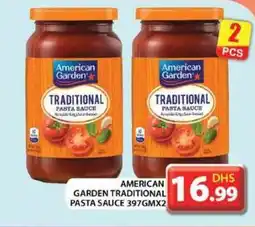 Grand Hyper Market AMERICAN GARDEN TRADITIONAL PASTA SAUCE 397GMX2 offer
