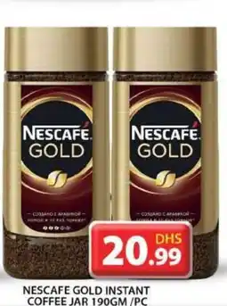 Grand Hyper Market NESCAFE GOLD INSTANT COFFEE JAR 190GM PC offer