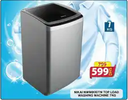 Grand Mall Sharjah NIKAI NWM80OTN TOP LOAD WASHING MACHINE 7KG offer