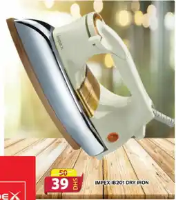 Grand Mall Sharjah IMPEX IB201 DRY IRON offer