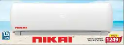 Grand Mall Sharjah NIKAI NASC18131NI SPLIT A/C 1.5 TON offer