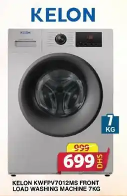 Grand Hyper Market KELON KWFPV7012MS FRONT LOAD WASHING MACHINE 7KG offer