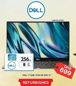 Grand Hyper Market DELL 17 8GB/256 GB SSD 13" offer