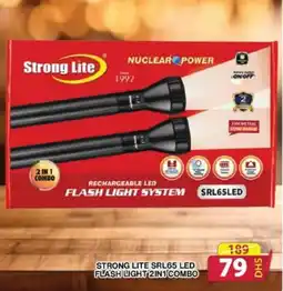 Grand Hyper Market STRONG LITE SRL65 LED FLASH LIGHT 2IN1 COMBO offer