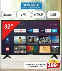 Grand Hyper Market SONASHI SLED3208SHD LED SMART TV 32 offer