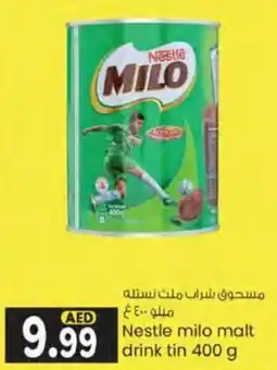 KM Trading Nestle milo malt drink tin 400 g offer