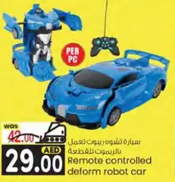 KM Trading Remote controlled deform robot car offer