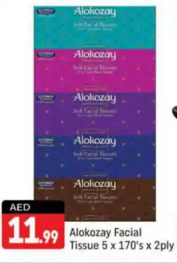 Shaklan Alokozay Facial Tissue 5 x 170s x 2ply offer