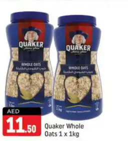 Shaklan Quaker Whole Oats 1 x 1kg offer
