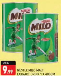 Shaklan NESTLE MILO MALT EXTRACT DRINK 1 X 400GM offer