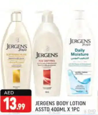 Shaklan JERGENS BODY LOTION ASSTD 400ML X 1PC offer