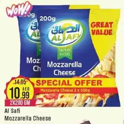 West Zone Supermarket Al Safi Mozzarella Cheese 2X200 GM offer