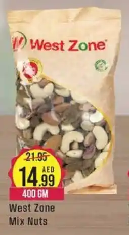 West Zone Supermarket Mix Nuts 400 GM offer
