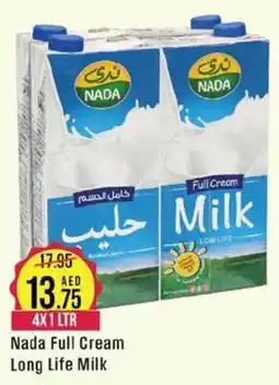 Nada Full Cream Long Life Milk 4X1 LTR