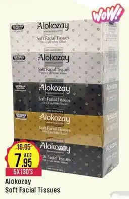 West Zone Supermarket Alokozay Soft Facial Tissues 5X 130'S offer