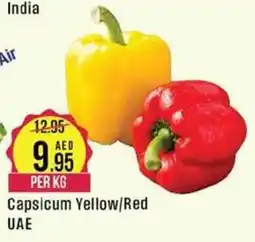West Zone Supermarket Capsicum Yellow/Red PER KG offer