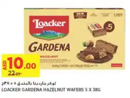 Géant LOACKER GARDENA HAZELNUT WAFERS 5 X 38G offer