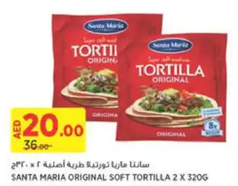 Géant SANTA MARIA ORIGINAL SOFT TORTILLA 2 X 320G offer