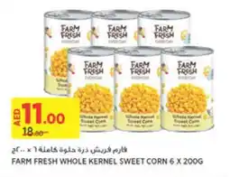 Géant FARM FRESH WHOLE KERNEL SWEET CORN 6 X 200G offer