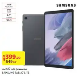 Géant SAMSUNG TAB A7 LITE offer