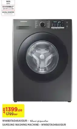 Géant SAMSUNG WASHING MACHINE-WW80TA046AXGUR offer