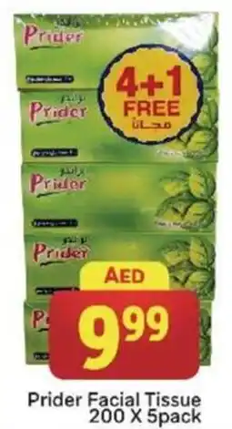 City Retail Supermarket Prider Facial Tissue 200 x 5 pack offer
