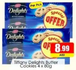Amber Tiffany Delights Butter Cookies 4 x 80g offer