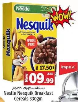 Kenz Hypermarket Nestle Nesquik Breakfast Cereals 330gm offer
