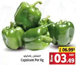 Kenz Hypermarket Capsicum Per Kg offer