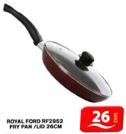 Grand Hyper Market ROYAL FORD RF2952 FRY PAN / LID 26CM offer