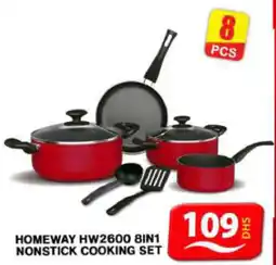 Grand Hyper Market HOMEWAY HW2600 8-IN-1 NONSTICK COOKING SET offer