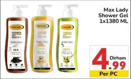 Day To Day Max Lady Shower Gel 1 x 1380mL offer