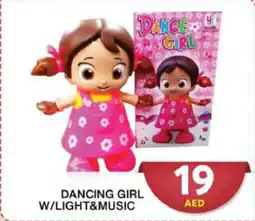 Grand Hyper Market DANCING GIRL W / LIGHT & MUSIC offer