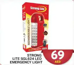 Grand Hyper Market STRONG LITE SGL624 LED EMERGENCY LIGHT offer