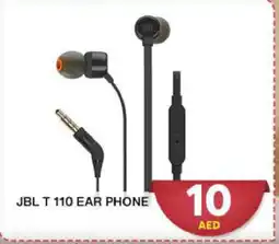 Grand Hyper Market JBL T 110 EAR PHONE offer