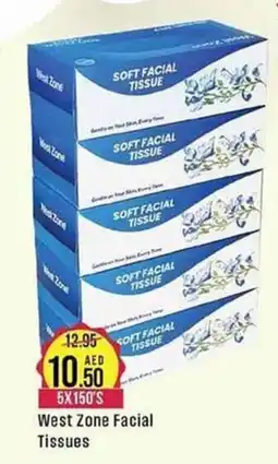 West Zone Supermarket West Zone Facial Tissues offer