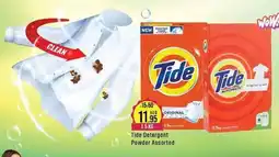 West Zone Supermarket Tide Detergent Powder Assorted offer